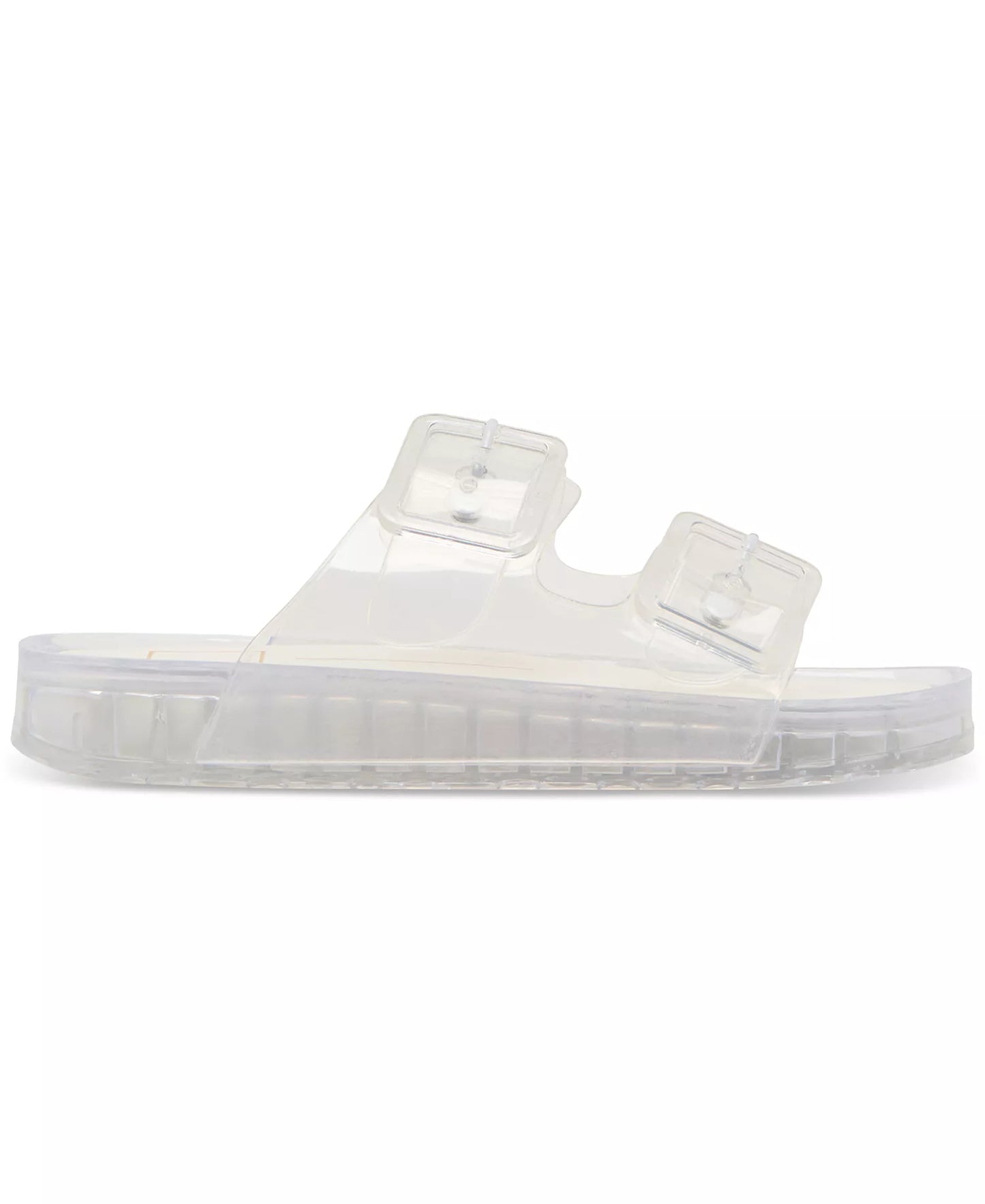 Double-Band Jelly Footbed Sandals